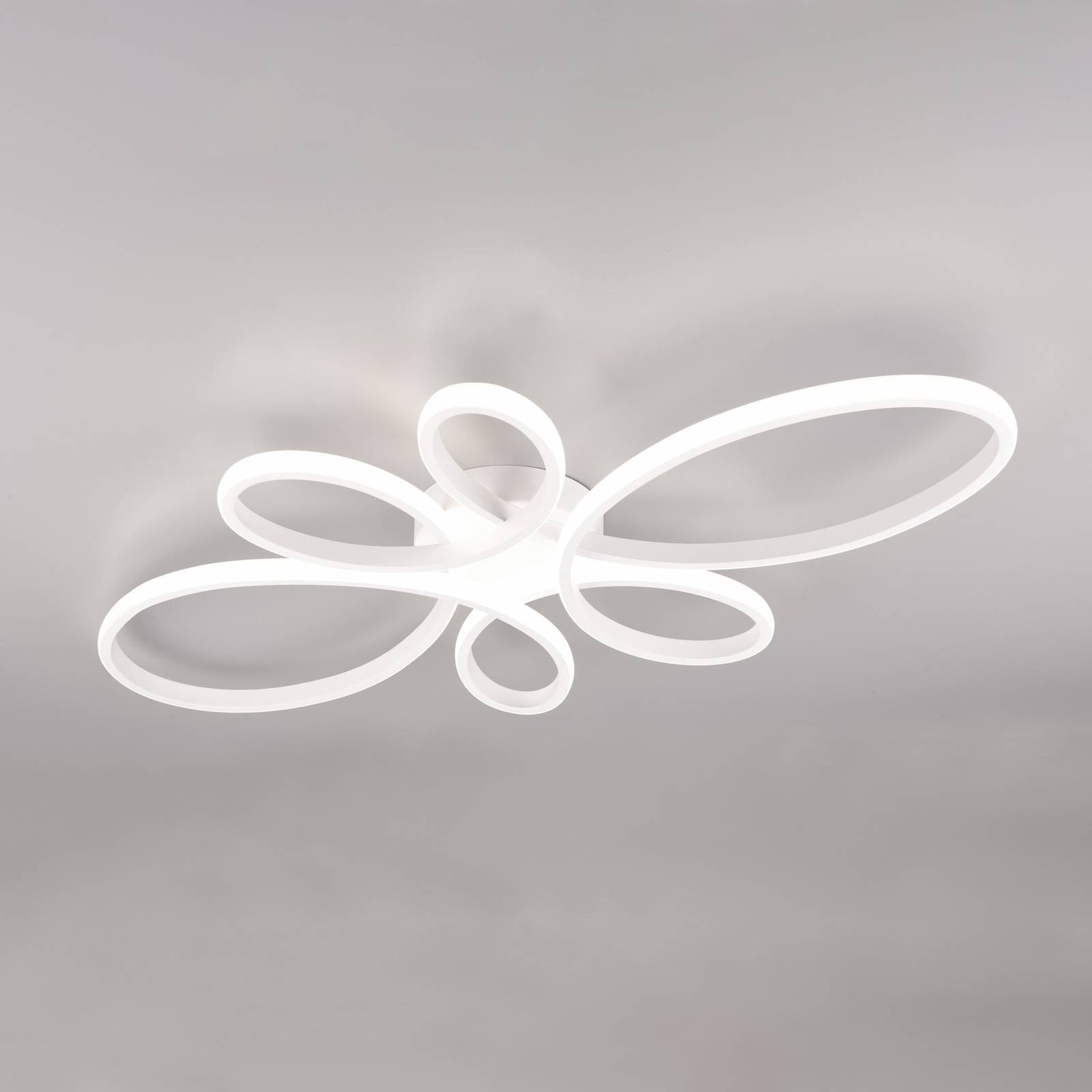 LED-Deckenleuchte Fly, weiß matt, 4.000 K, 83 cm x 45 cm LED-Deckenleuchte Fly, weiß matt, 4.000 K, 83 cm x 45 cm von Trio Lighting