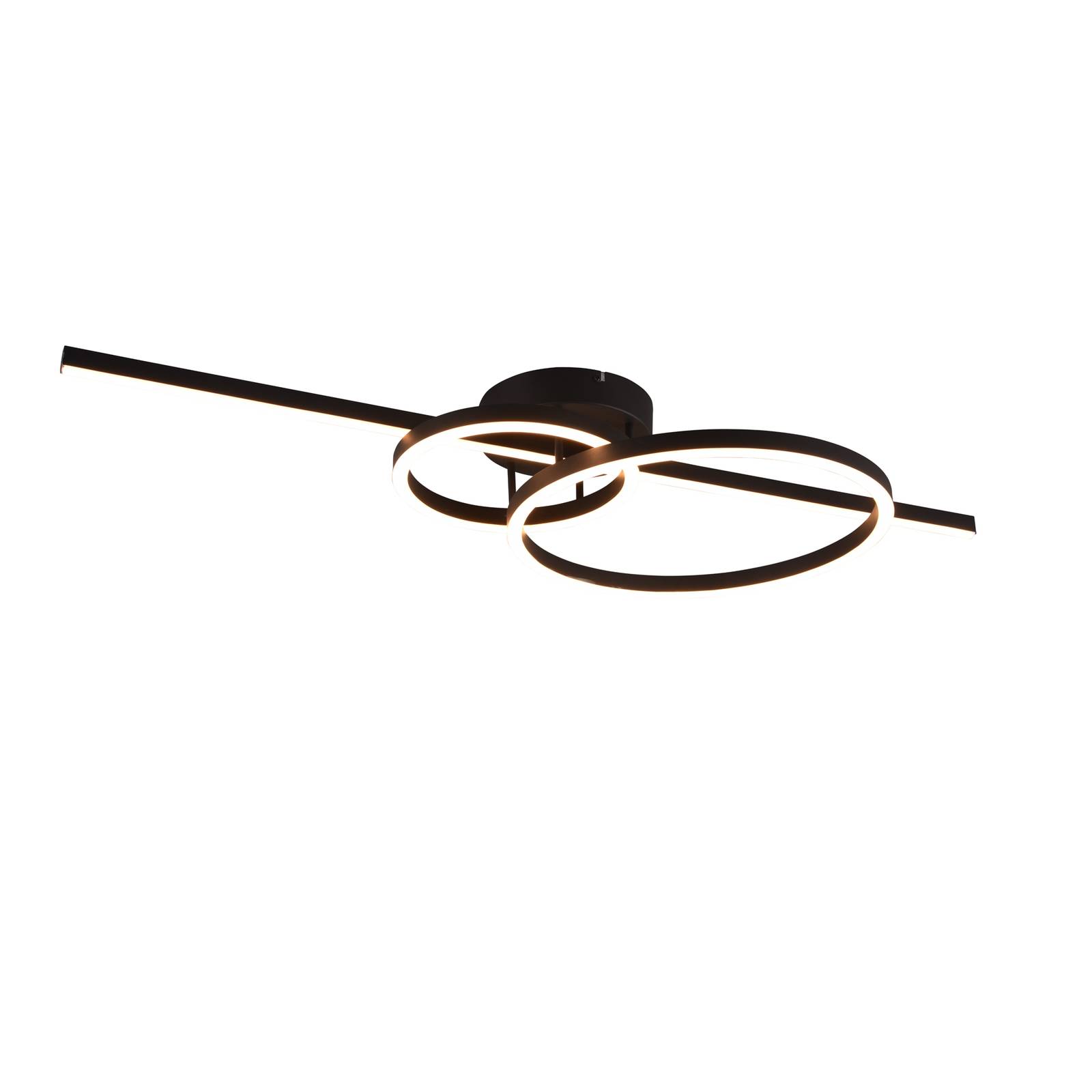 LED-Deckenleuchte Montilla 3-flg. Remote schwarz LED-Deckenleuchte Montilla 3-flg. Remote schwarz von Trio Lighting
