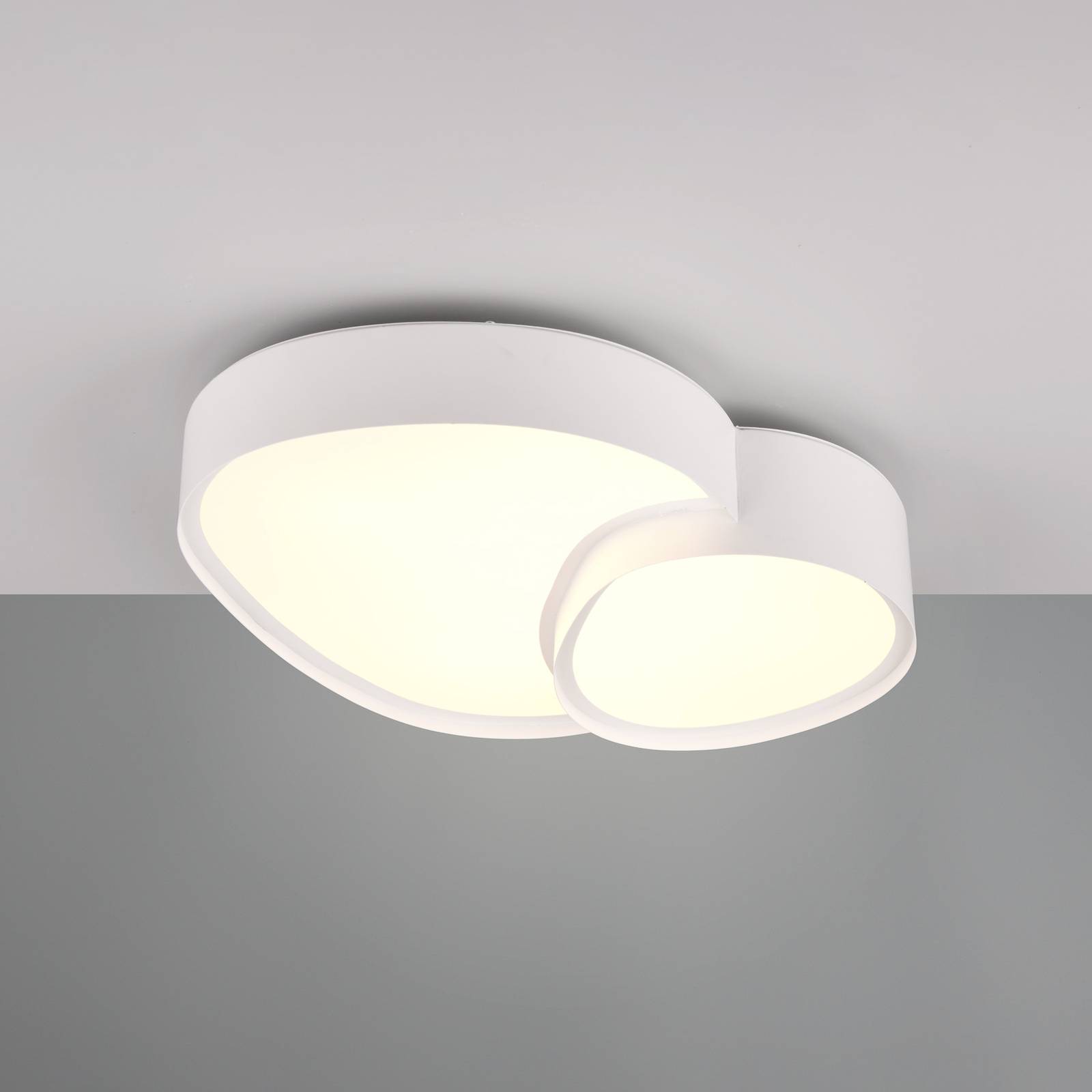 LED-Deckenleuchte Rise, weiß, 43 x 36 cm, CCT, dimmbar LED-Deckenleuchte Rise, weiß, 43 x 36 cm, CCT, dimmbar von Trio Lighting