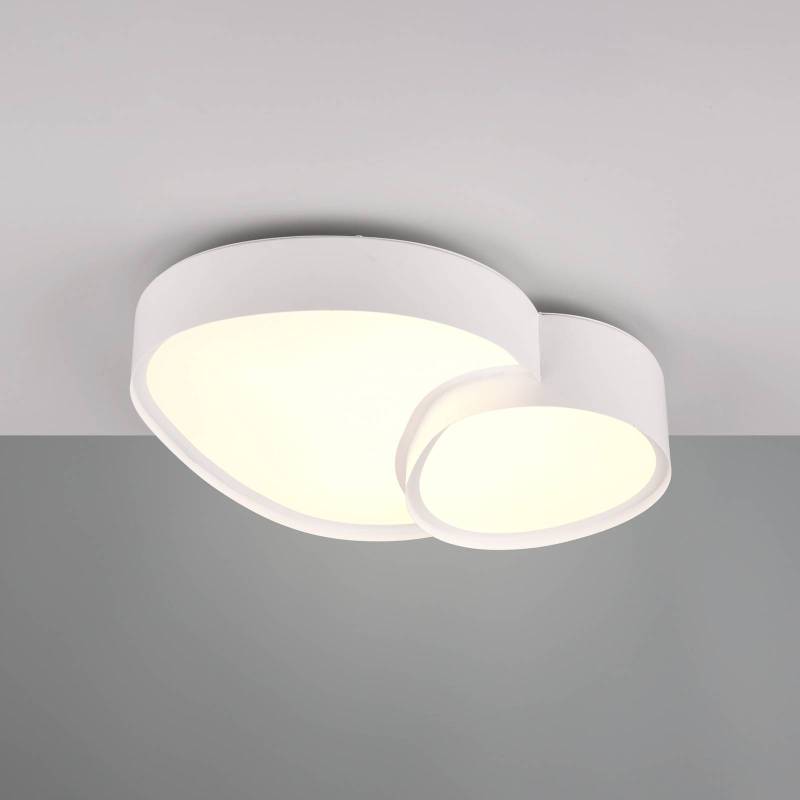 LED-Deckenleuchte Rise, weiß, 43 x 36 cm, CCT, dimmbar von Trio Lighting