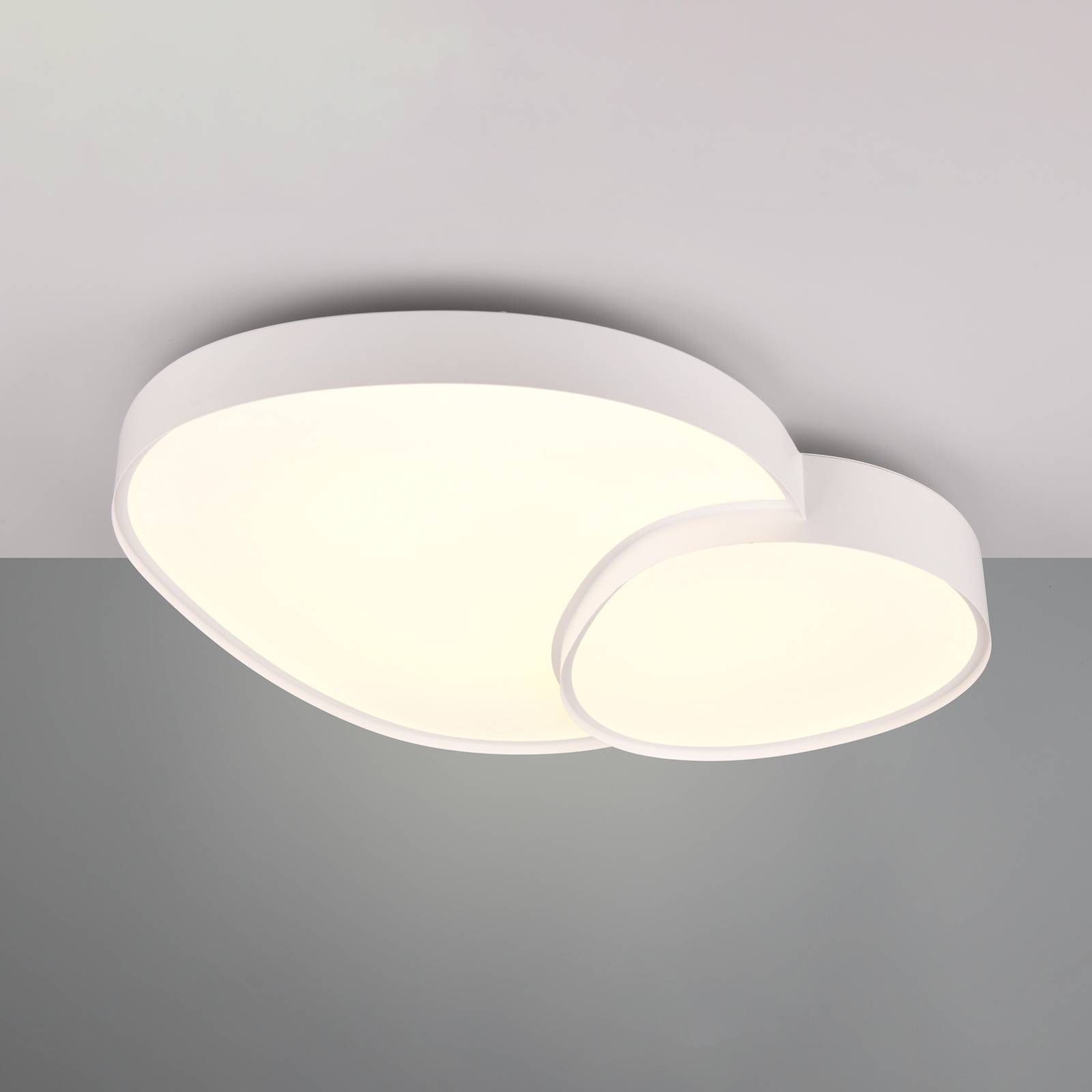 LED-Deckenleuchte Rise, weiß, 77 x 63 cm, CCT, dimmbar LED-Deckenleuchte Rise, weiß, 77 x 63 cm, CCT, dimmbar von Trio Lighting
