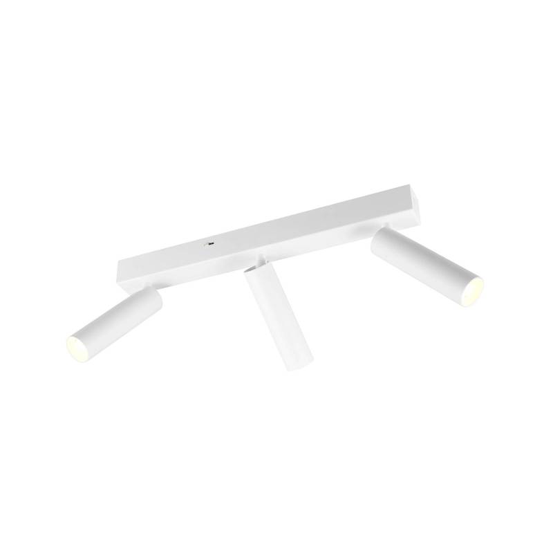 LED-Deckenspot Ambala, 3-fl., weiß, Metall, CCT, dimmbar von Trio Lighting