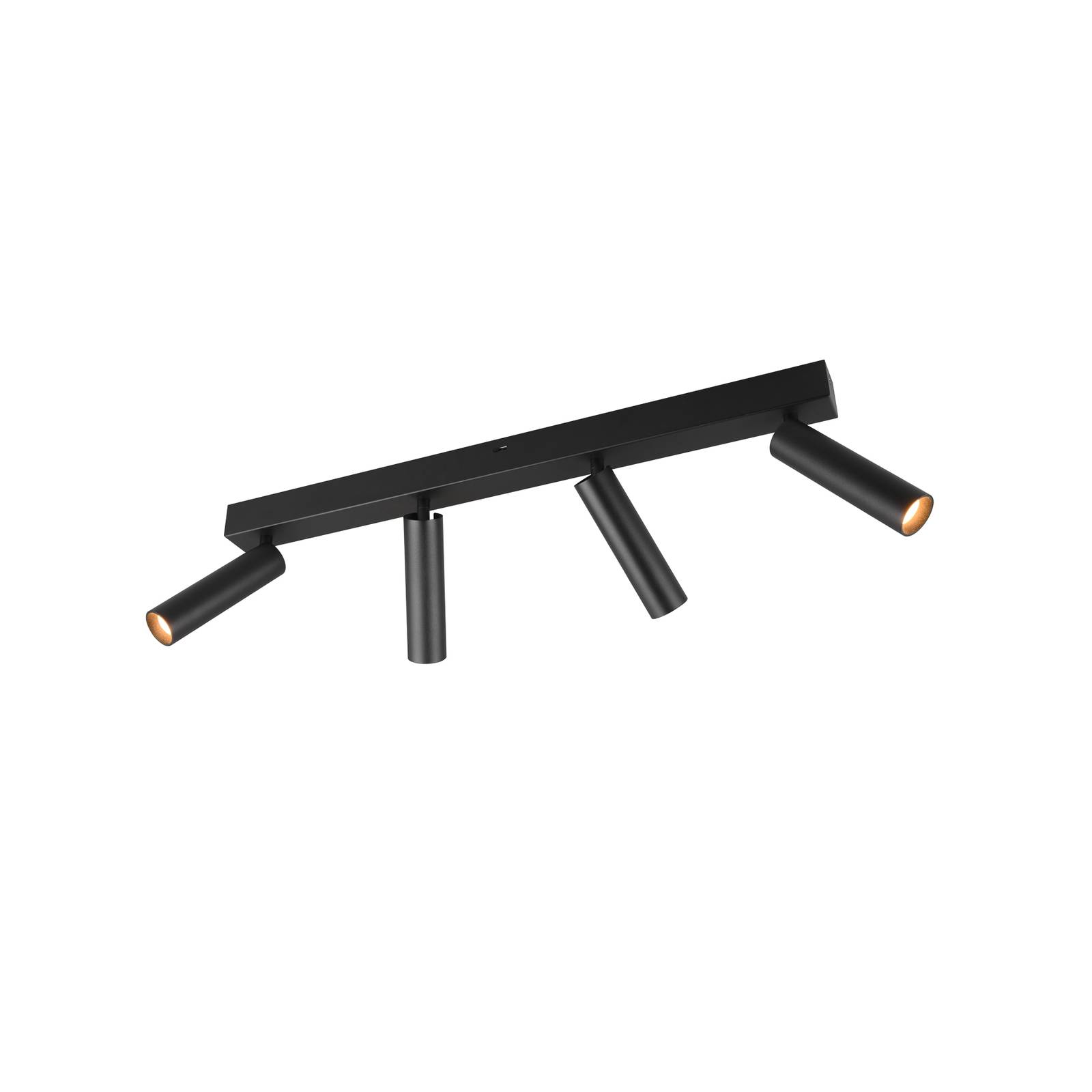 LED-Deckenspot Ambala, 4-fl., schwarz, Metall, CCT, dimmbar LED-Deckenspot Ambala, 4-fl., schwarz, Metall, CCT, dimmbar von Trio Lighting