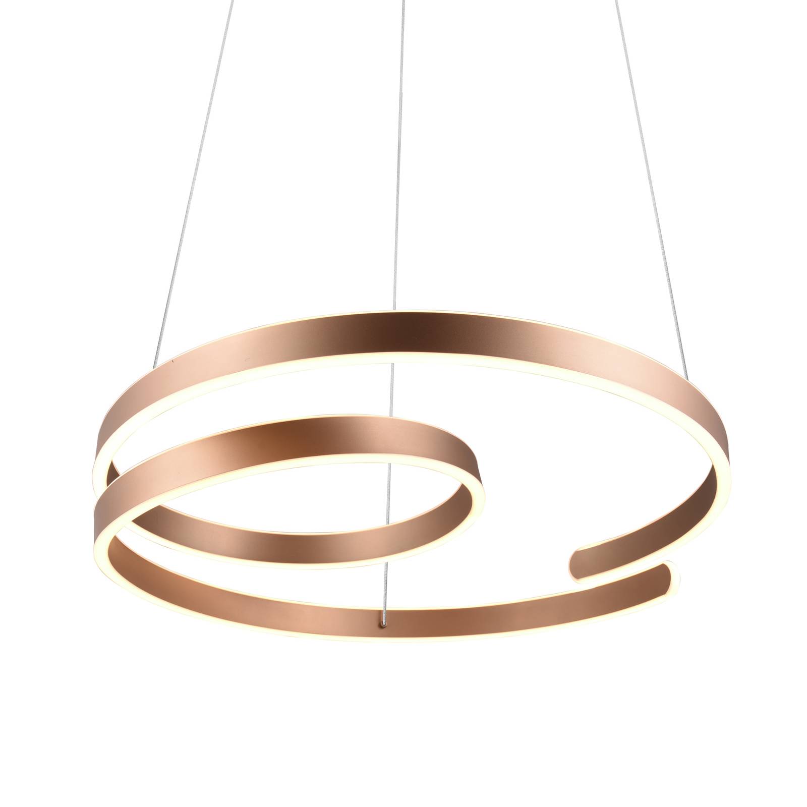 LED-Hängeleuchte Marnie, switch-dim, kaffee LED-Hängeleuchte Marnie, switch-dim, kaffee von Trio Lighting