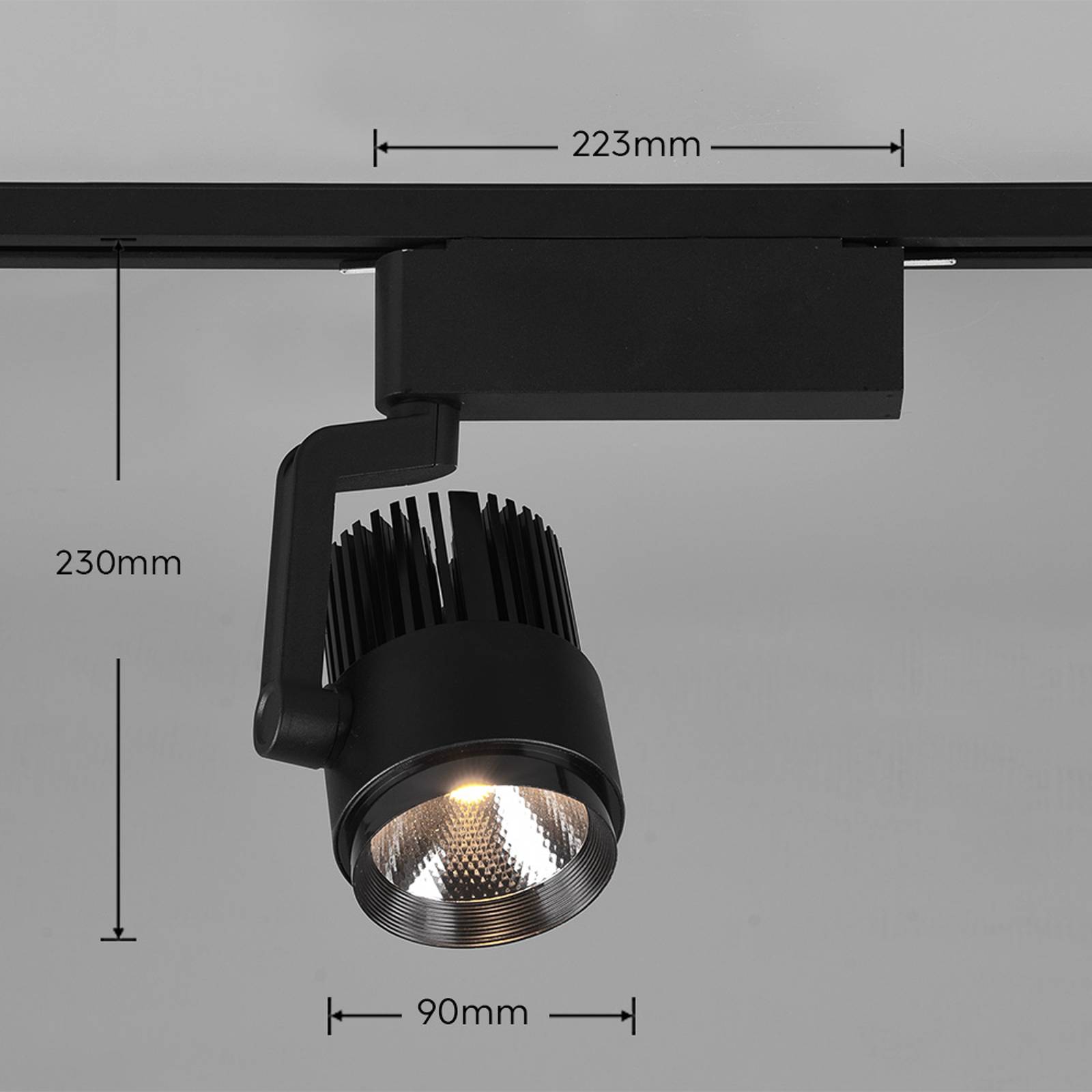 LED-Spot Radiator DUOline, CCT, schwarz matt von Trio Lighting