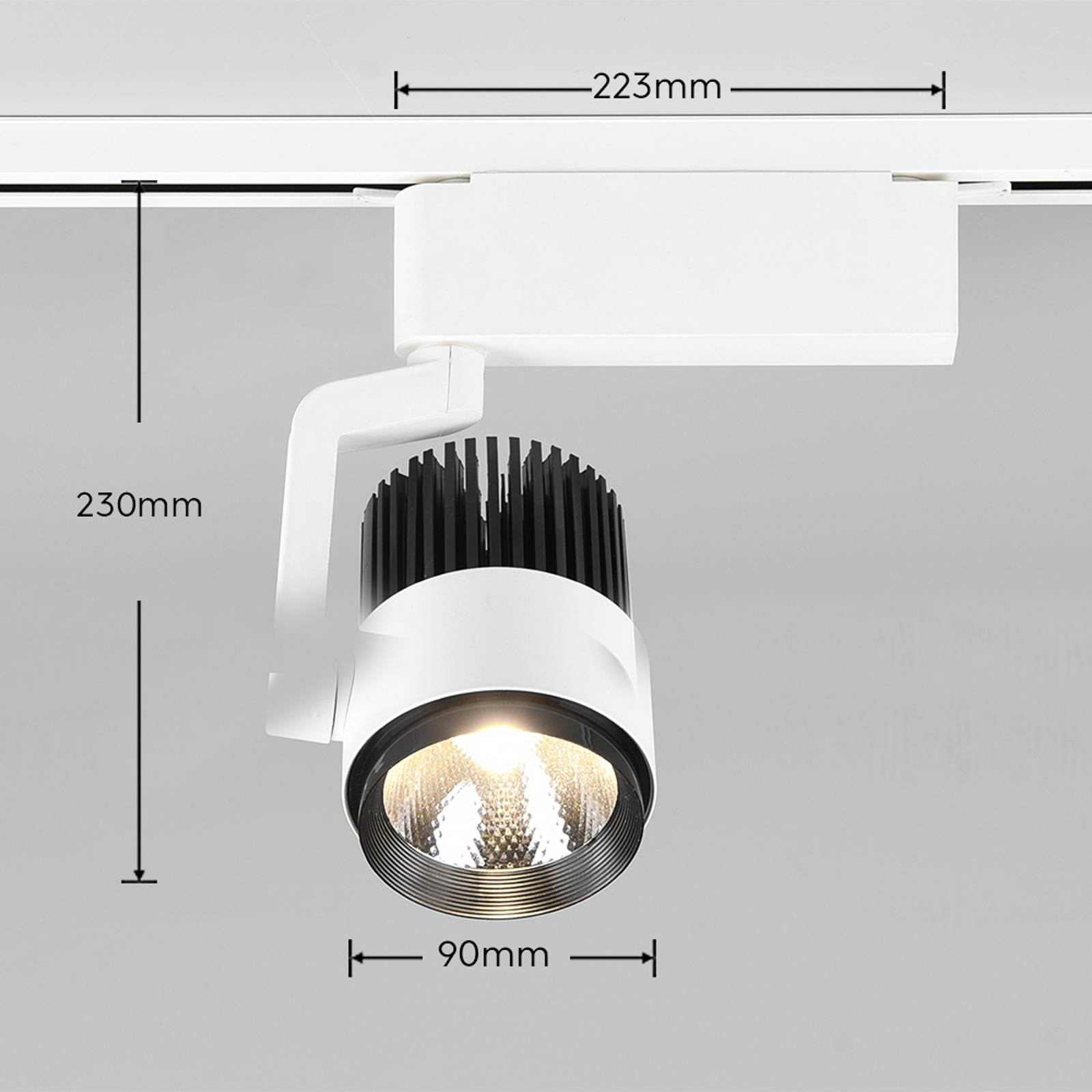 LED-Spot Radiator DUOline, CCT, weiß matt von Trio Lighting