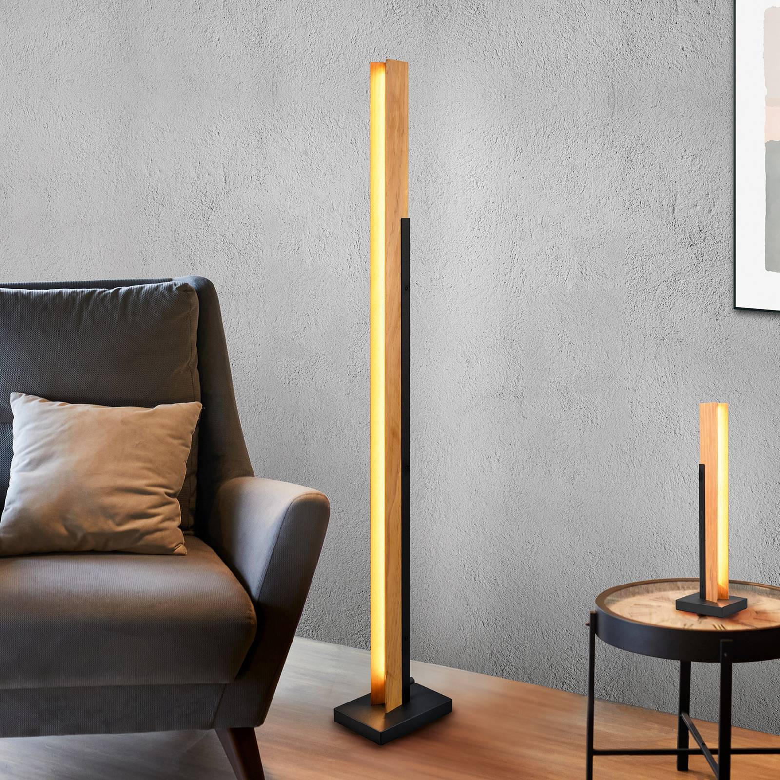 LED-Stehleuchte Kerala mit Touchdimmer LED-Stehleuchte Kerala mit Touchdimmer von Trio Lighting