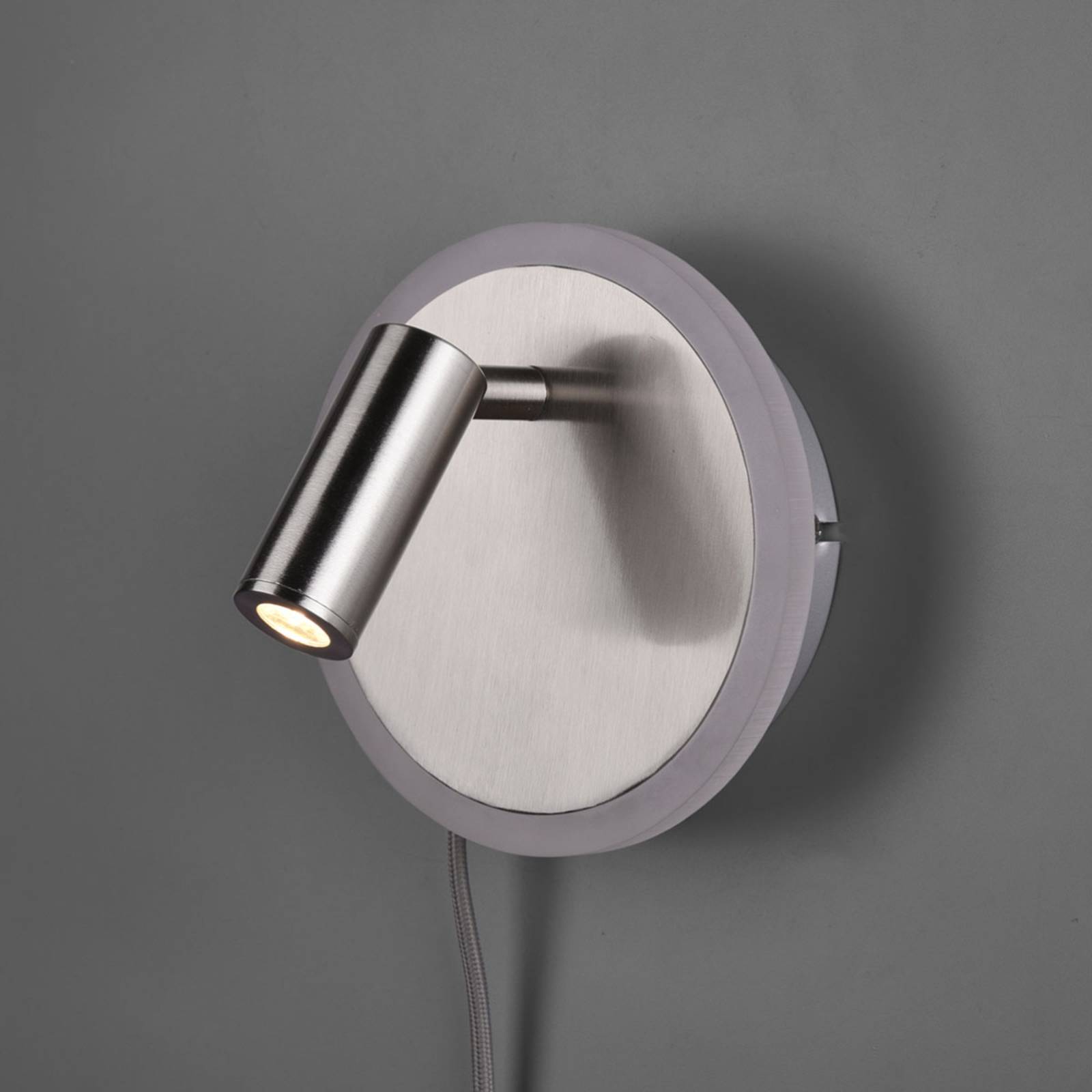 LED-Wandleuchte Jordan, zweiflammig, nickel LED-Wandleuchte Jordan, zweiflammig, nickel von Trio Lighting