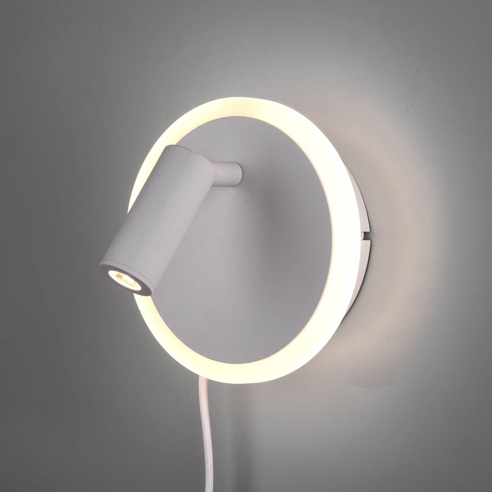 LED-Wandleuchte Jordan, zweiflammig, weiß LED-Wandleuchte Jordan, zweiflammig, weiß von Trio Lighting