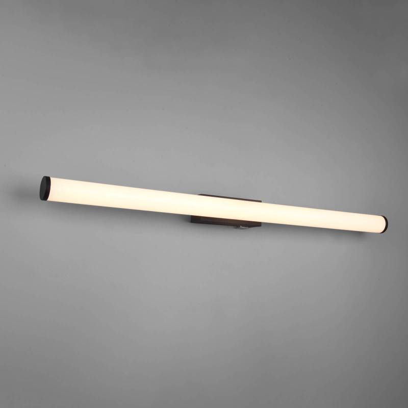 LED-Wandleuchte Mattimo, Breite 80 cm, schwarz, Schalter von Trio Lighting
