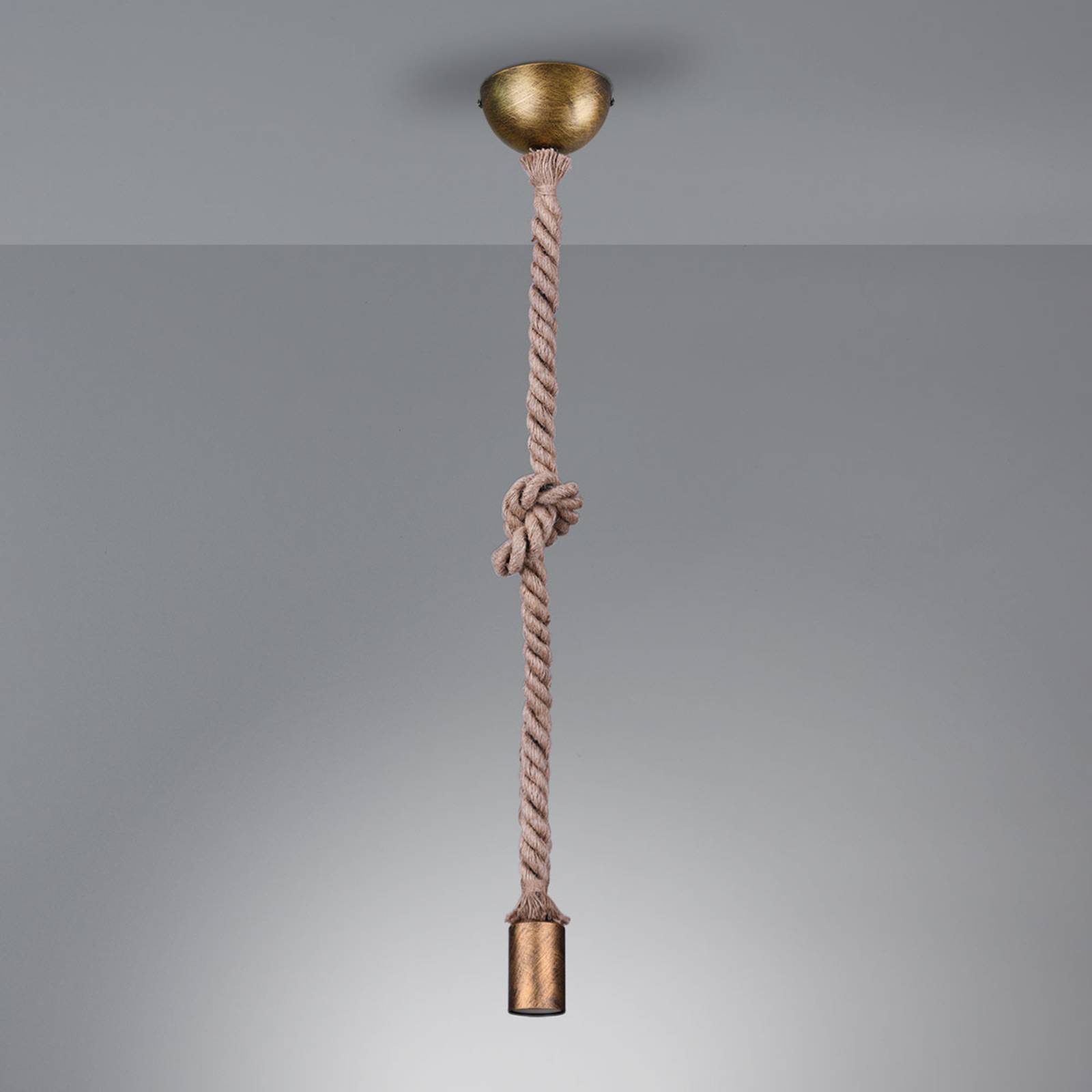 Pendellampe Rope mit dekorativem Seil 1-flammig von Trio Lighting