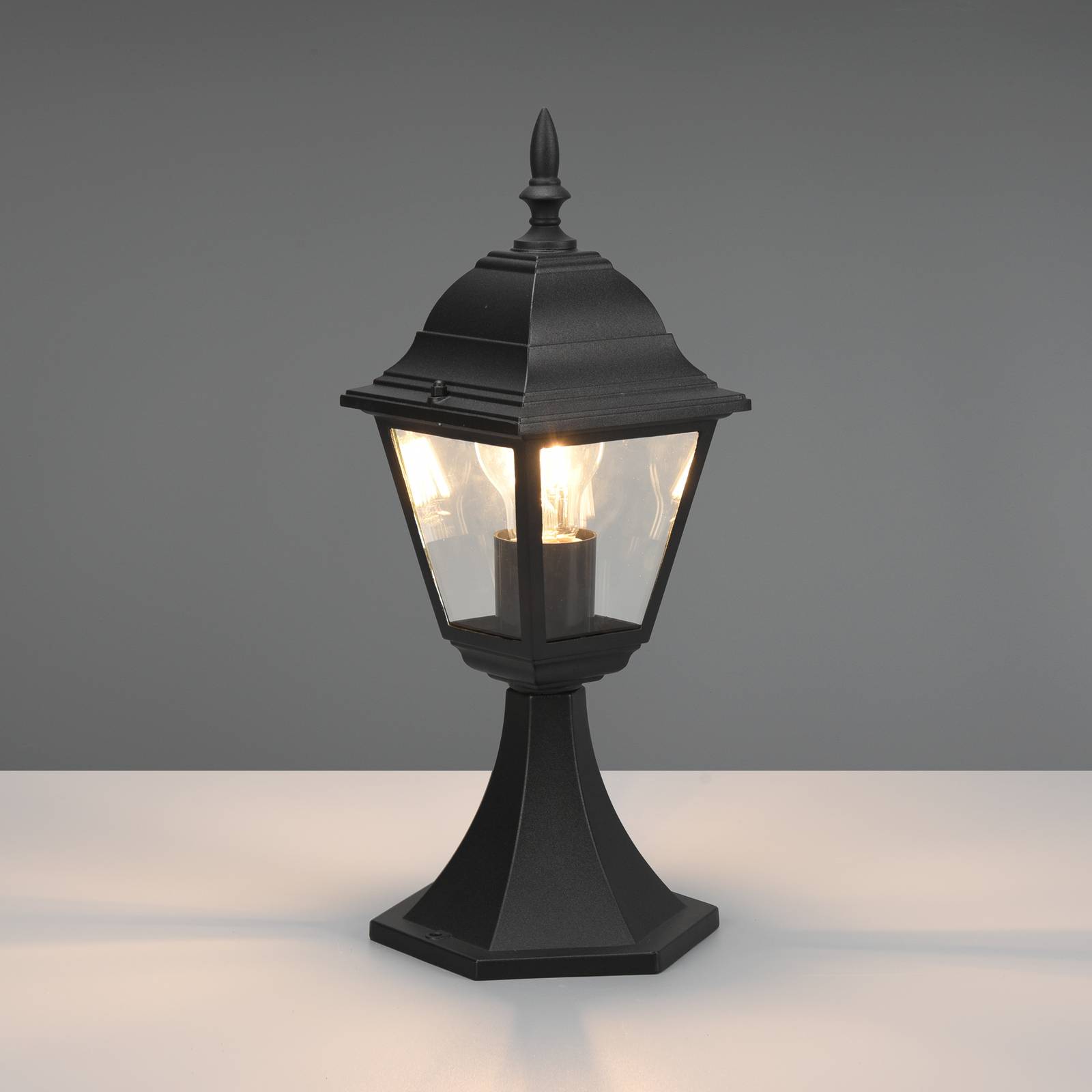 Sockelleuchte Livenza, schwarz, Höhe 39 cm, Aluminium, IP44 Sockelleuchte Livenza, schwarz, Höhe 39 cm, Aluminium, IP44 von Trio Lighting