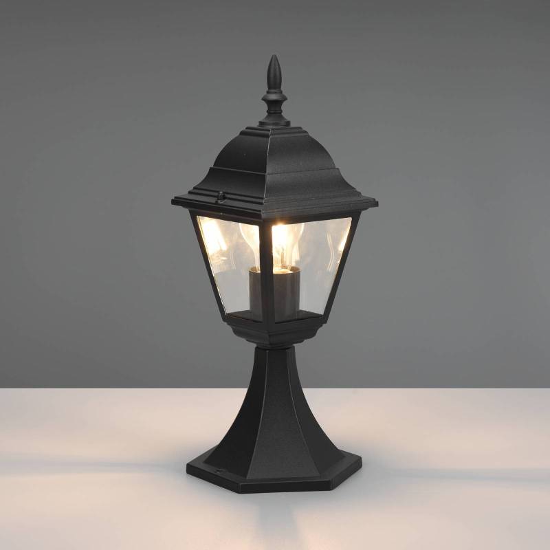 Sockelleuchte Livenza, schwarz, Höhe 39 cm, Aluminium, IP44 von Trio Lighting