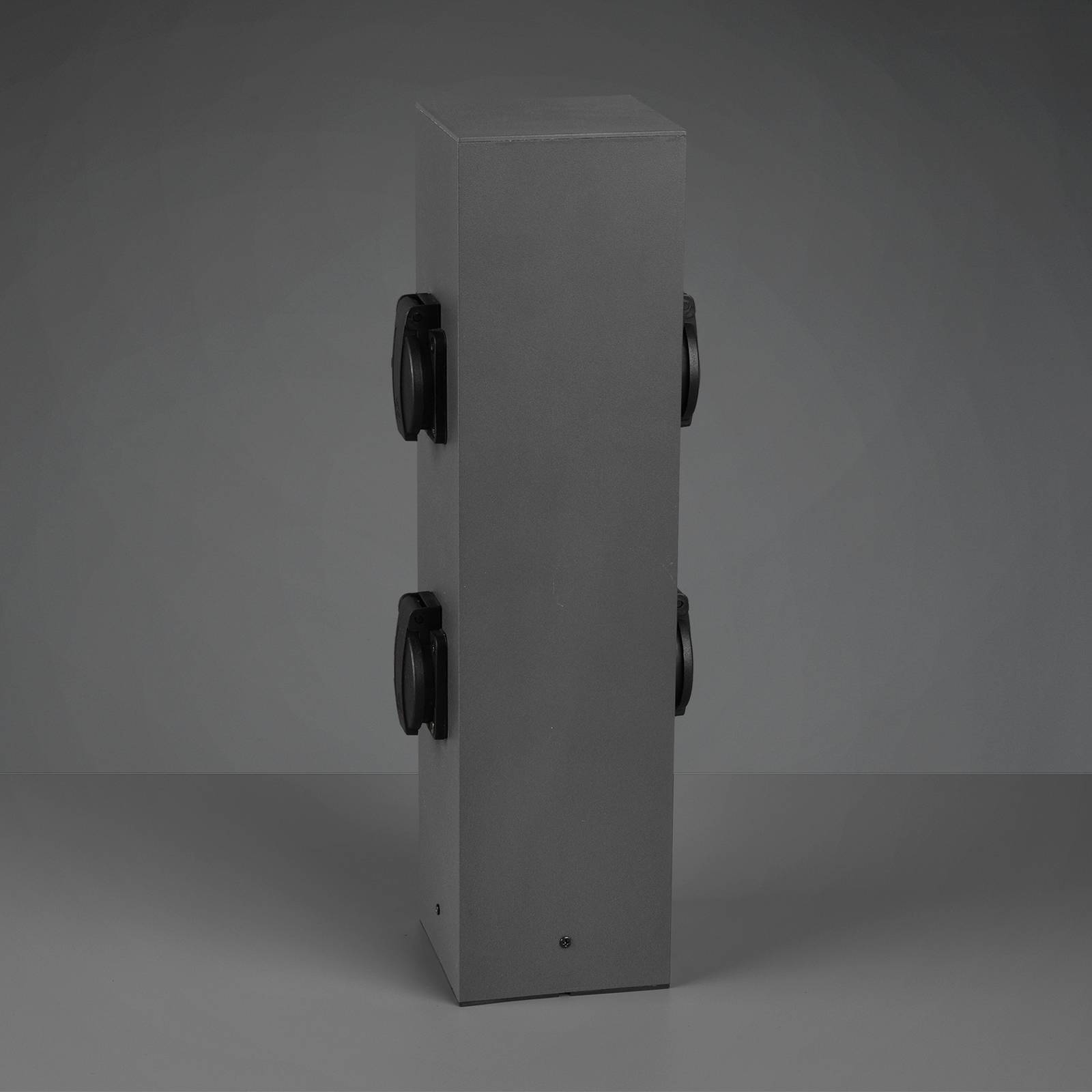 Steckdosensäule Poller für außen, 4-fach Steckdosensäule Poller für außen, 4-fach von Trio Lighting