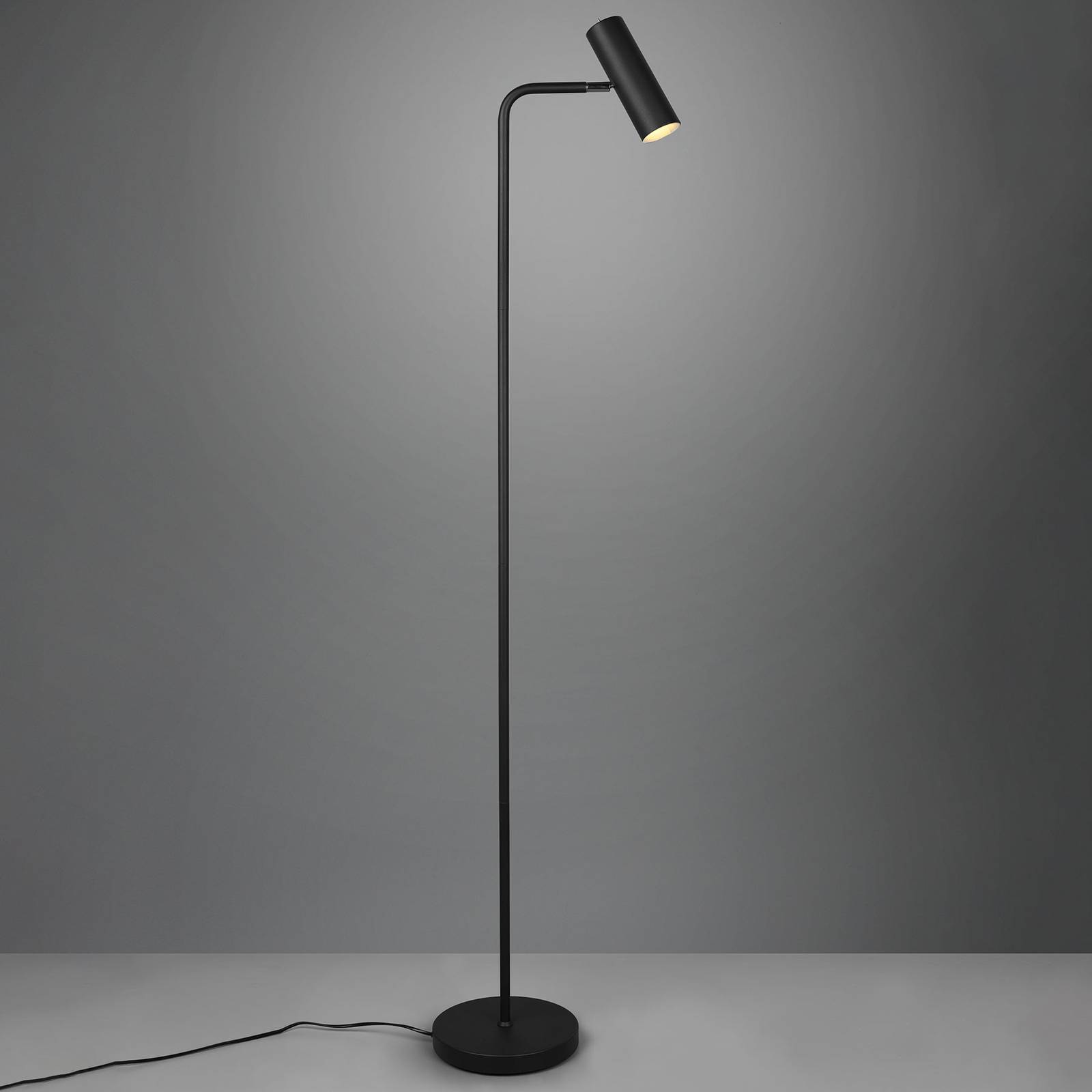 Stehlampe Marley, schwarz matt von Trio Lighting