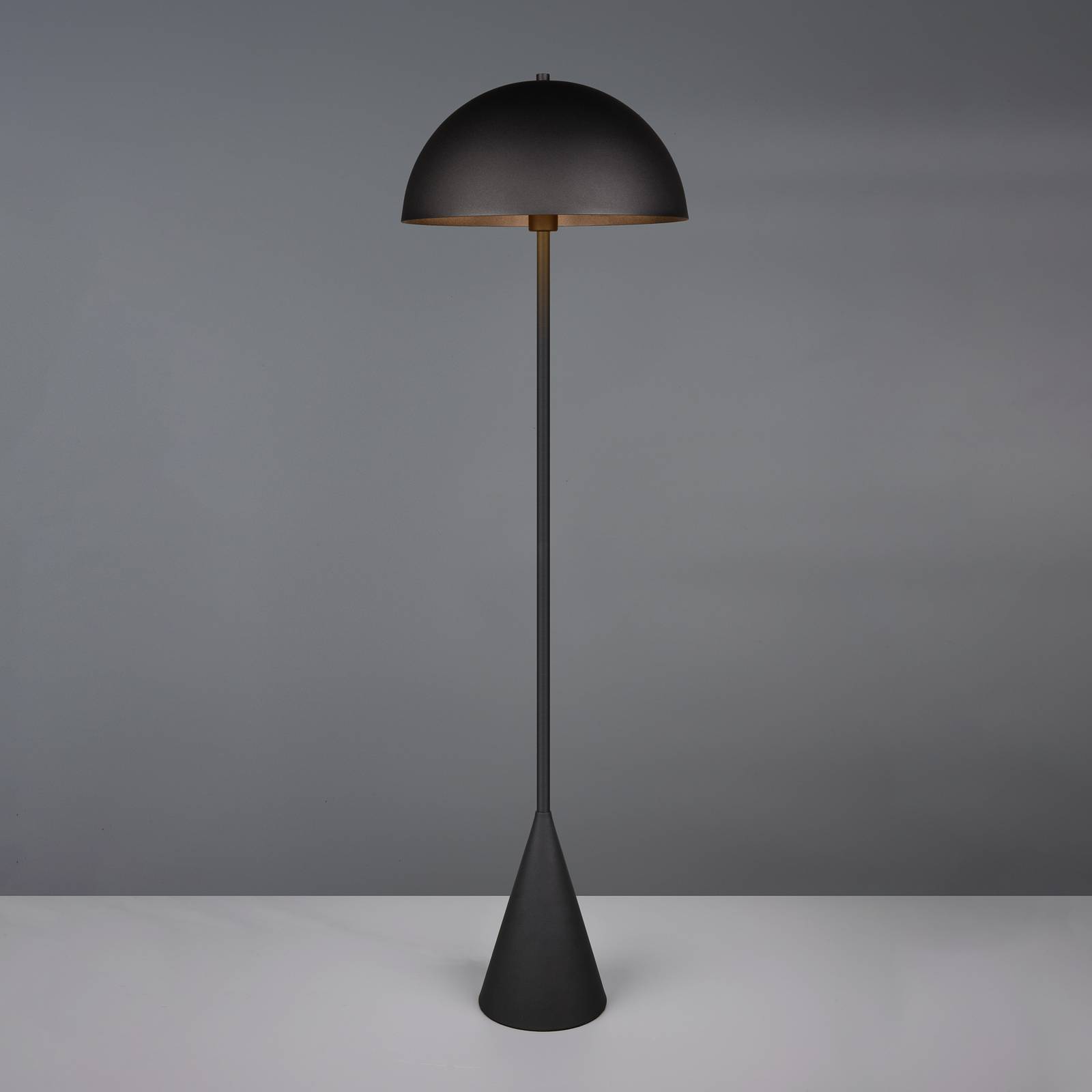 Stehleuchte Alfie, schwarz matt, Metall, E27 Stehleuchte Alfie, schwarz matt, Metall, E27 von Trio Lighting