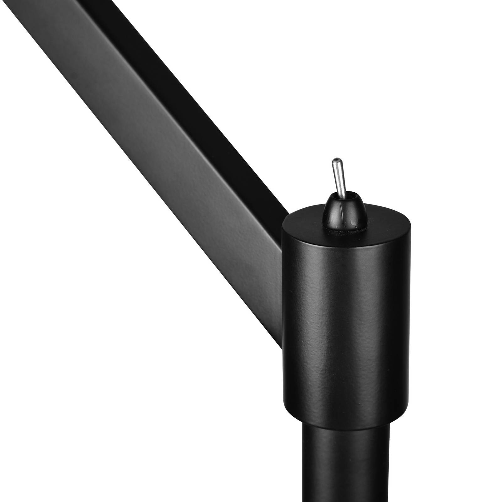 Stehleuchte Cassio mit Stoffschirm, schwarz von Trio Lighting