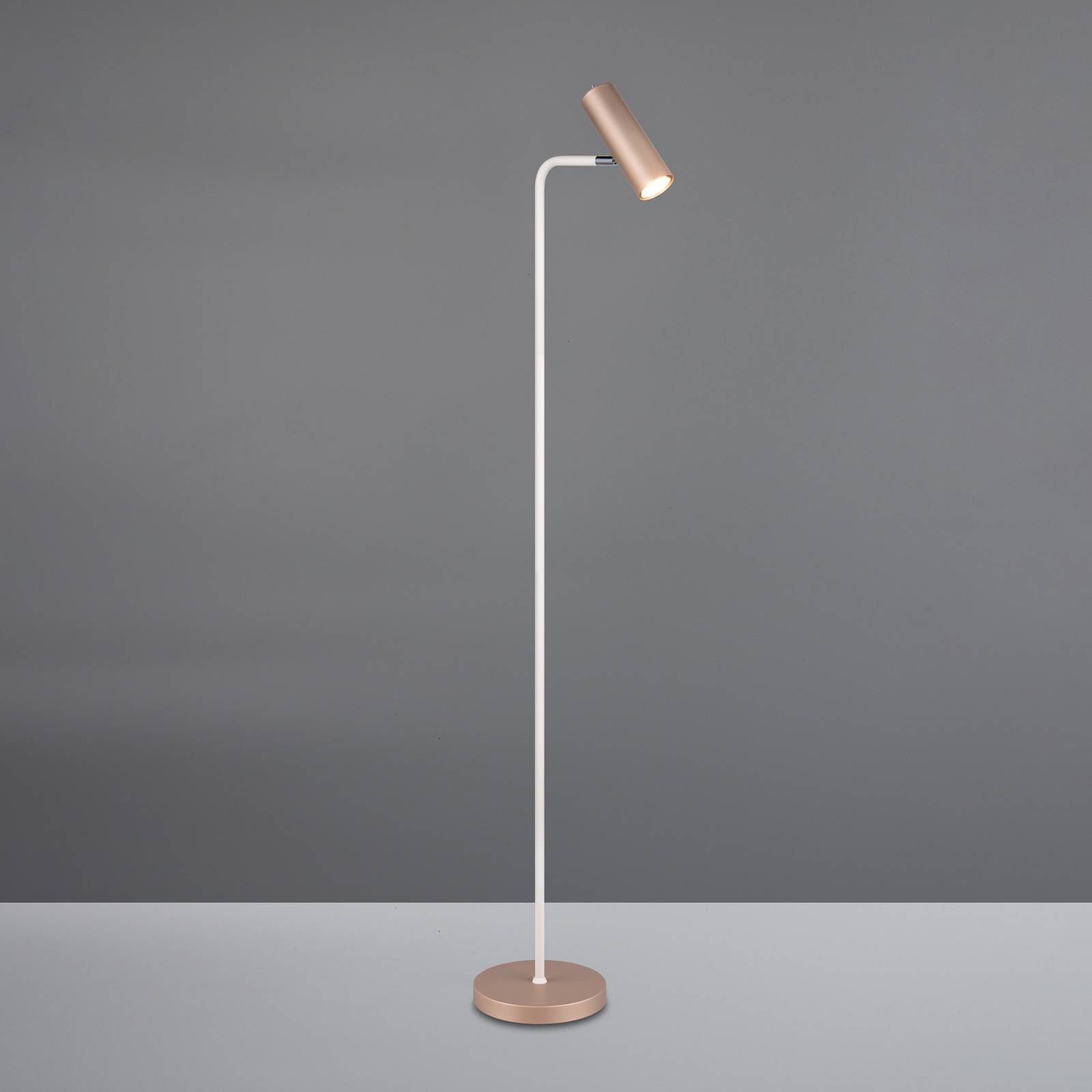 Stehleuchte Marley, braun/hellgrau, Höhe 151 cm, Metall Stehleuchte Marley, braun/hellgrau, Höhe 151 cm, Metall von Trio Lighting
