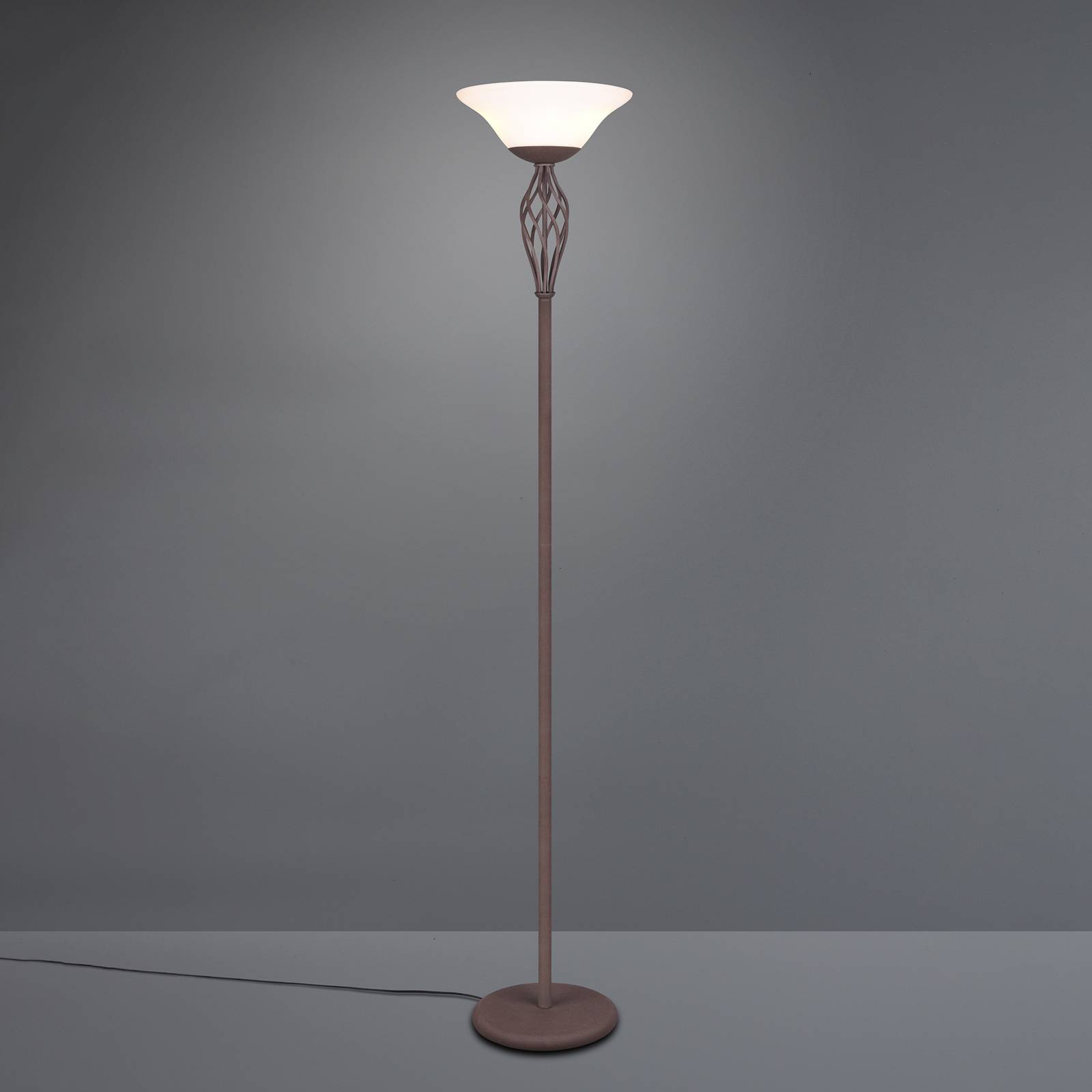 Stehleuchte Rustica mit Fußschalter, rost Stehleuchte Rustica mit Fußschalter, rost von Trio Lighting