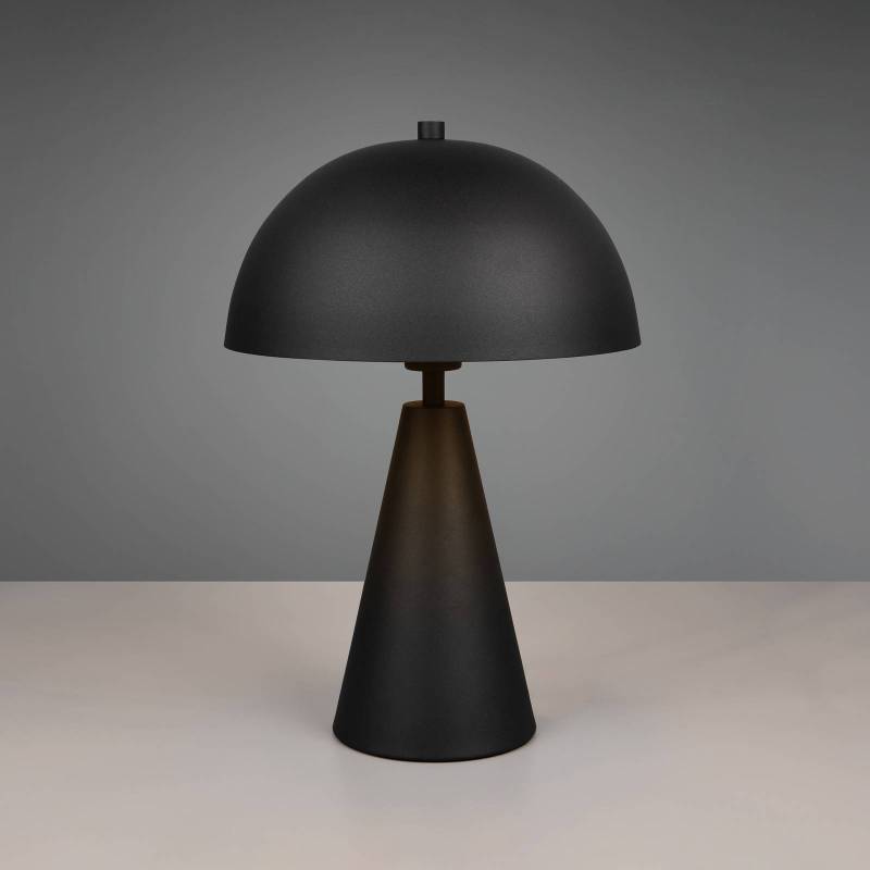 Tischleuchte Alfie, schwarz matt, Metall, E27 von Trio Lighting