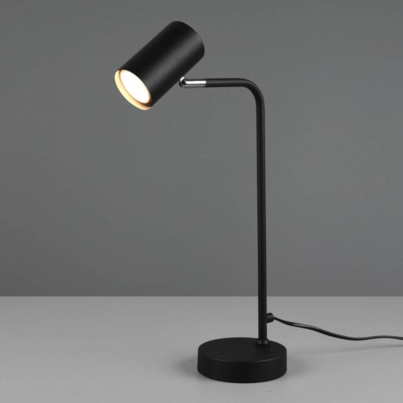 Tischleuchte Marley, schwarz, Höhe 45 cm, Metall von Trio Lighting