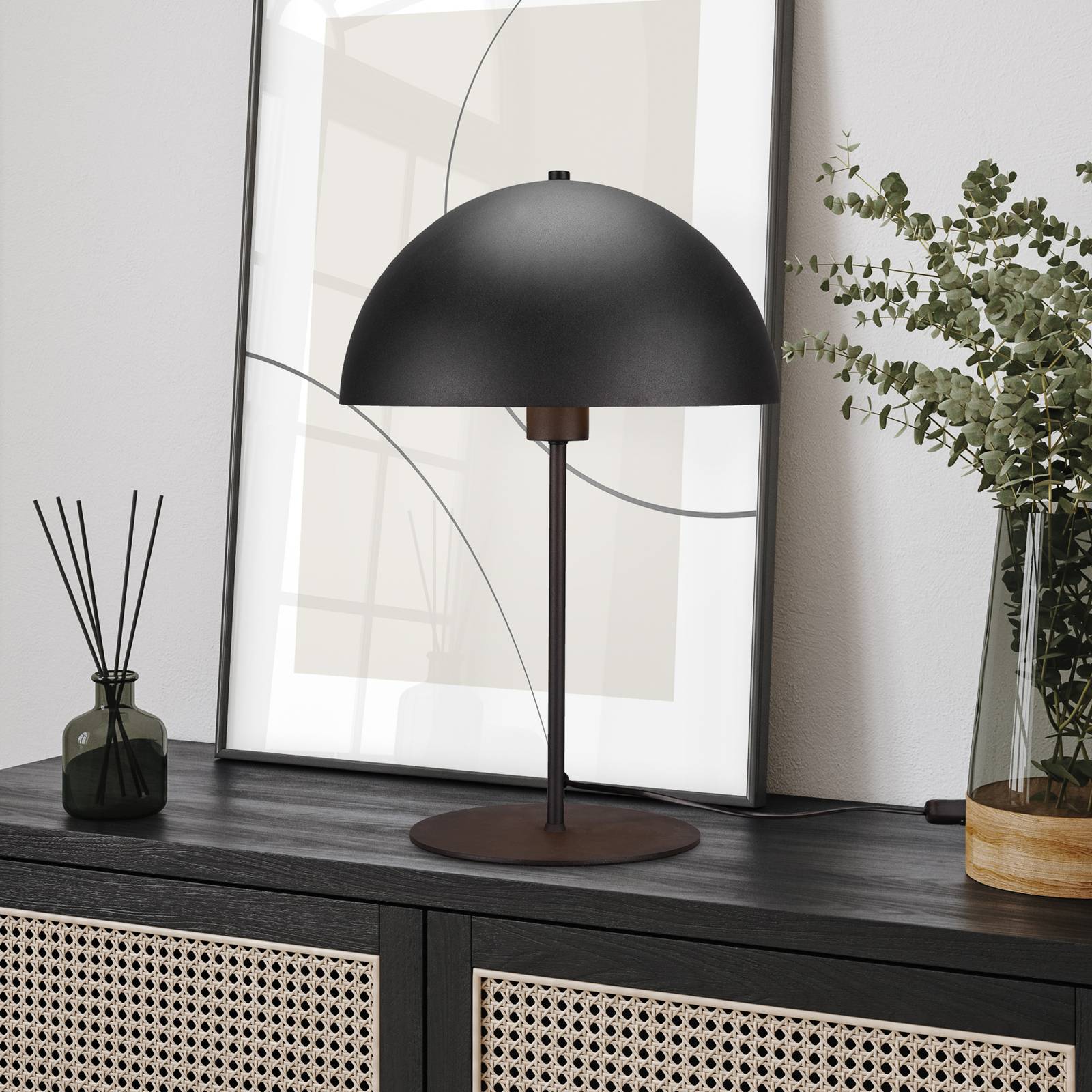 Tischleuchte Nola, Höhe 45 cm, schwarz/gold Tischleuchte Nola, Höhe 45 cm, schwarz/gold von Trio Lighting