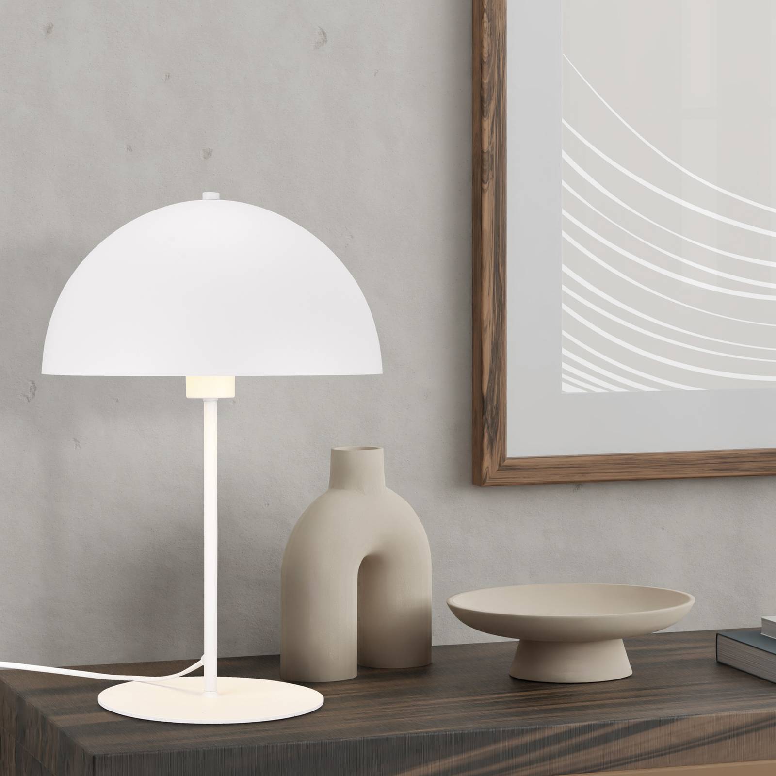 Tischleuchte Nola, Höhe 45 cm, weiß Tischleuchte Nola, Höhe 45 cm, weiß von Trio Lighting