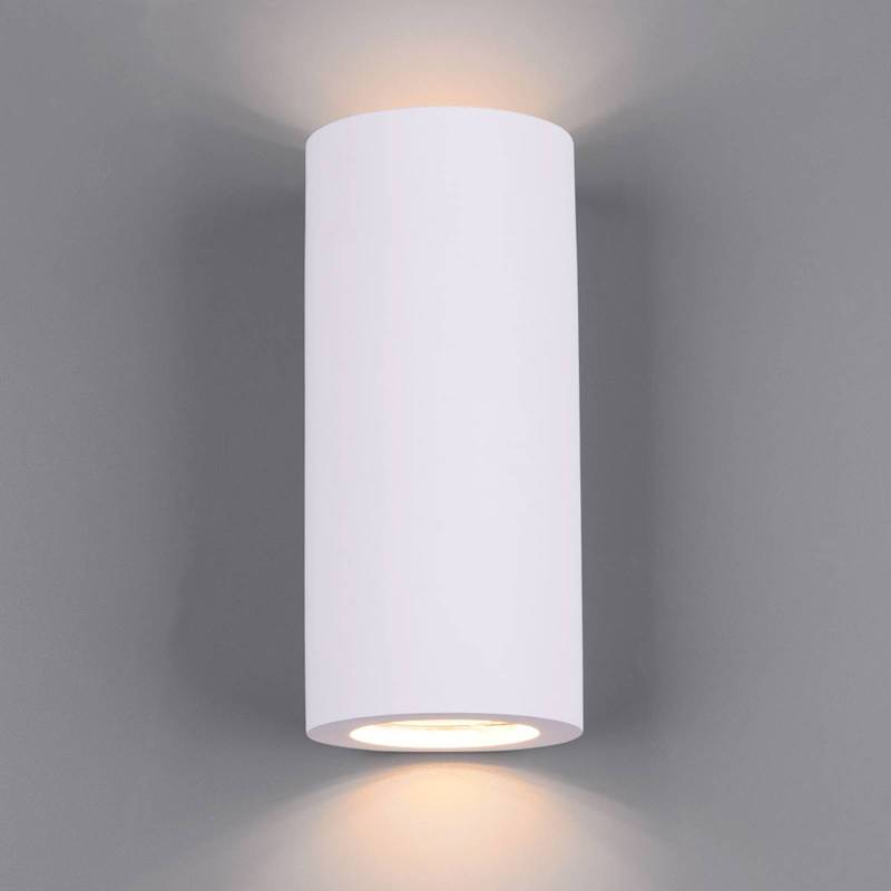 Wandlampe Zazou aus Gips, zweiflammig von Trio Lighting