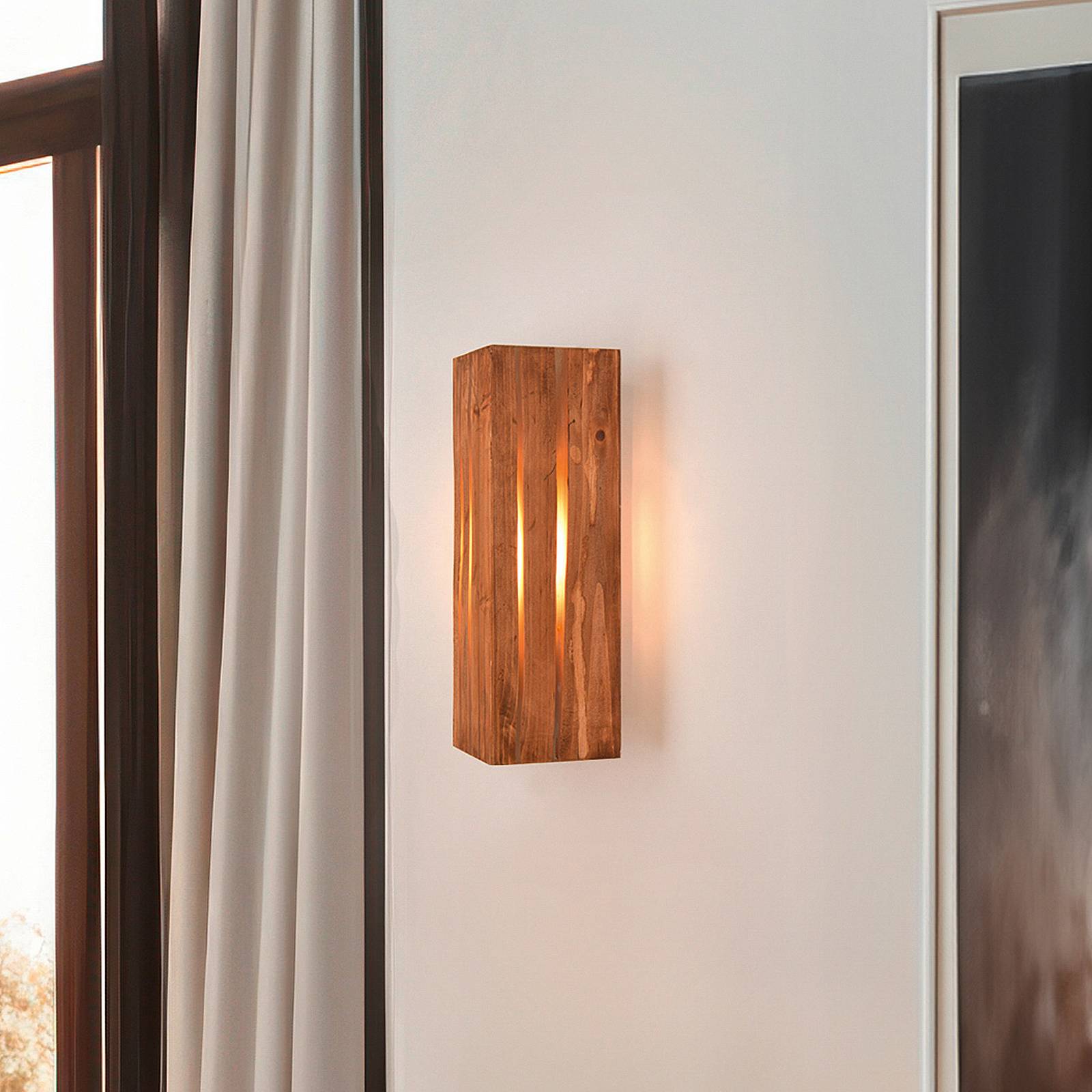 Wandleuchte Karuni, natur, Holz, Metall, E14 Wandleuchte Karuni, natur, Holz, Metall, E14 von Trio Lighting