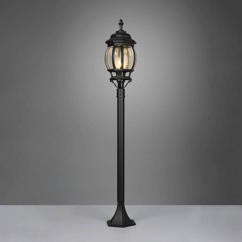 Wegeleuchte Elvo, schwarz matt, Höhe 100 cm, Aluminium von Trio Lighting