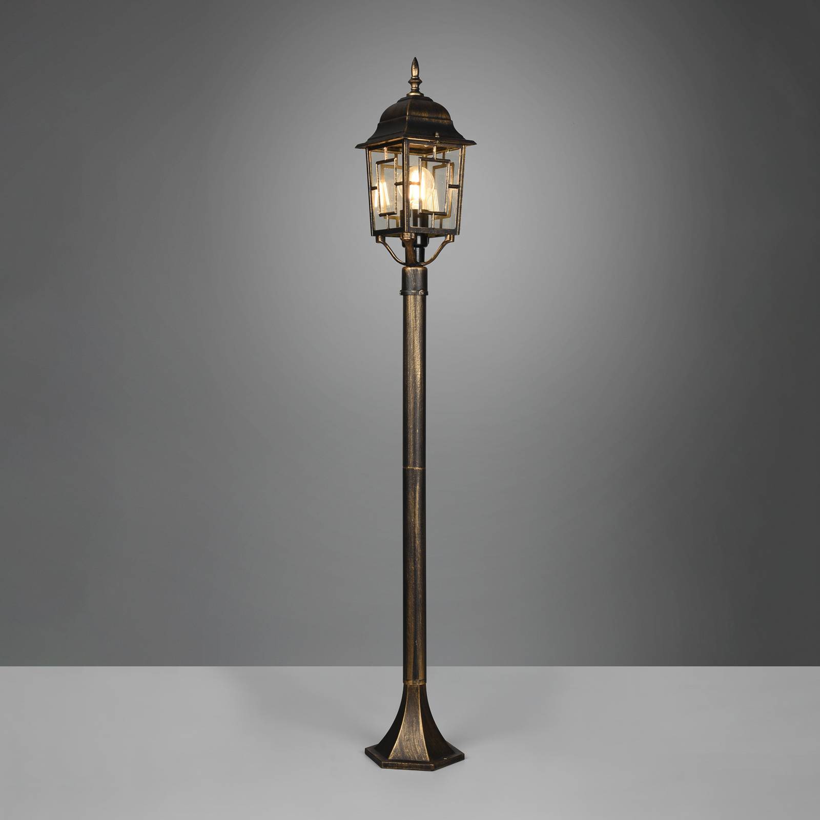 Wegeleuchte Volturno, rostfarben, Höhe 100 cm, Aluminium Wegeleuchte Volturno, rostfarben, Höhe 100 cm, Aluminium von Trio Lighting