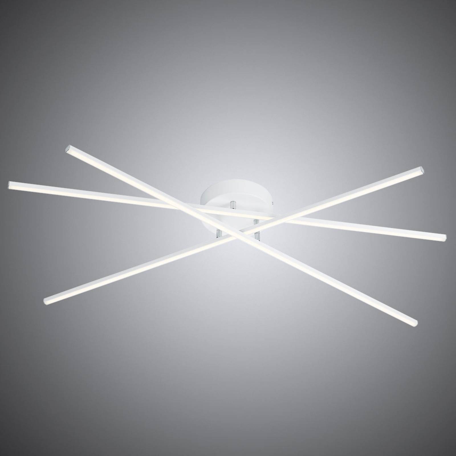 Weiße LED-Deckenlampe Tiriac, Switchdim-Funktion von Trio Lighting
