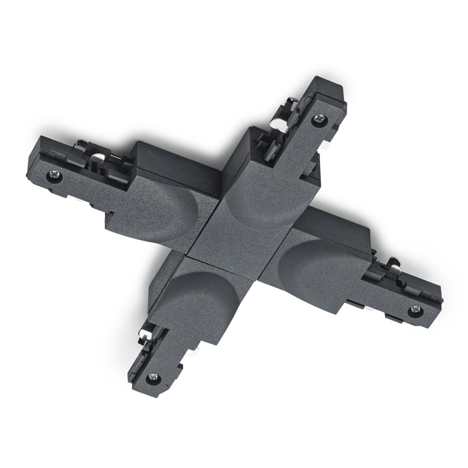 X-Verbinder DUOline 2-Phasen-Schiene, schwarz matt X-Verbinder DUOline 2-Phasen-Schiene, schwarz matt von Trio Lighting