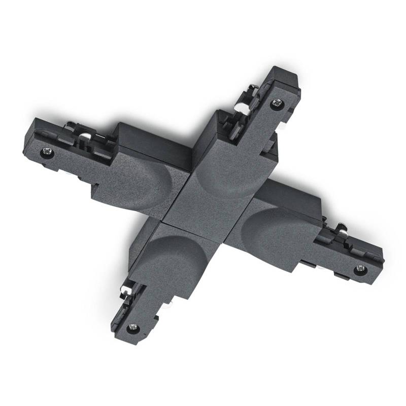 X-Verbinder DUOline 2-Phasen-Schiene, schwarz matt von Trio Lighting