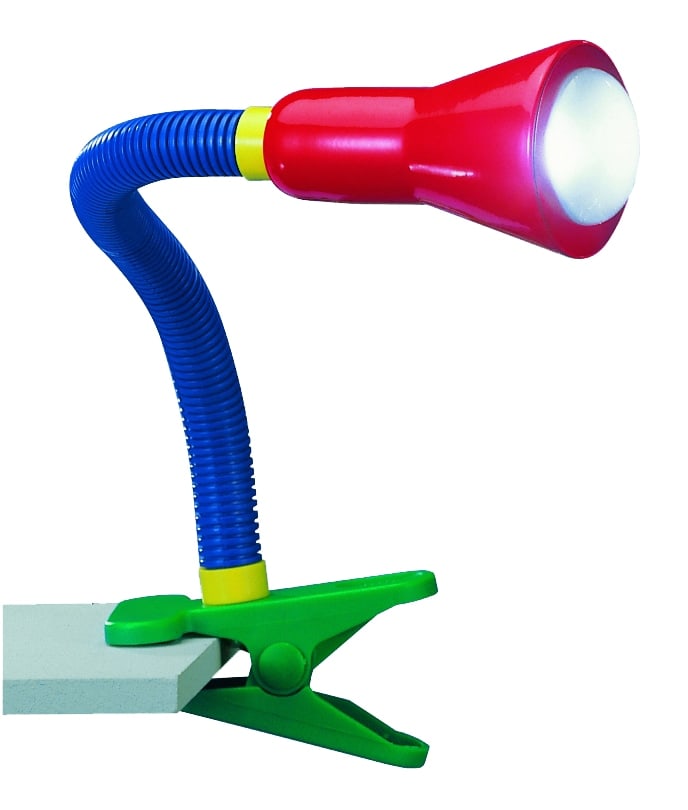 TRIO Klemmleuchte Flexo 5028010-17 multicolor, für E14 max. 18 W von Trio