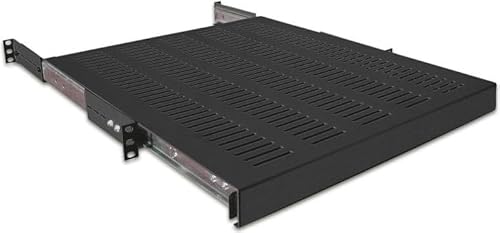 Triotronik Shelf Po 400 BL Zubehör Rack-Rack – Zubehör (schwarz, 55 Kg, 1U, 48,3 cm, 40 cm, 3,56 kg) von Triotronik
