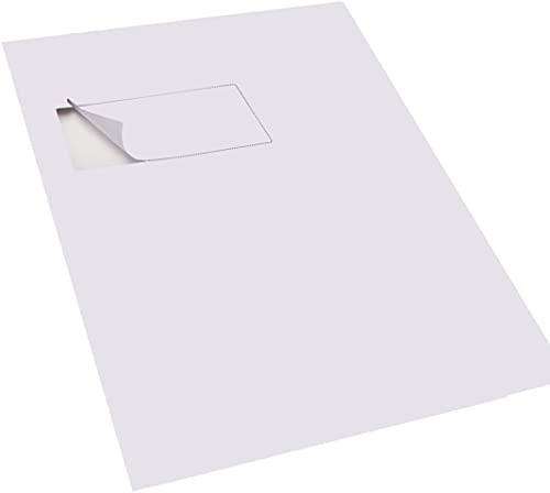 triplast 110 x 80 mm A4 Integrierte Etiketten Adresse Abziehen der Notizen packzettel â€“ WeiÃŸ (4000 Stück) von Triplast