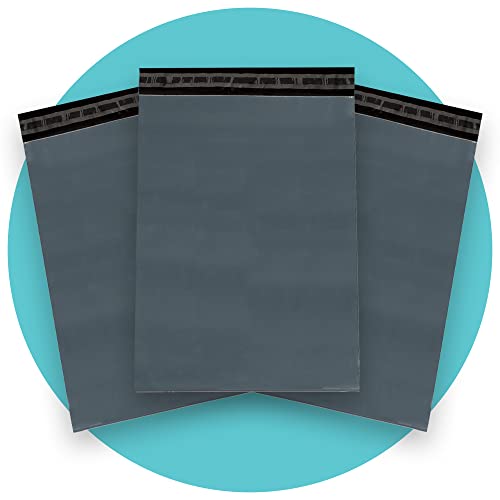 triplast 12 x 40,6 cm Kunststoff Versandtaschen Bag – Grau (500 Stück) von Triplast