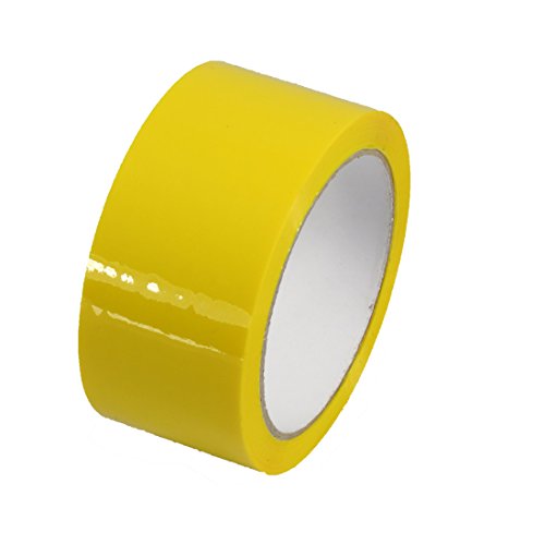 triplast 48 mm x 66 m LOW NOISE Paketklebeband – Gelb (2 Stück) von Triplast