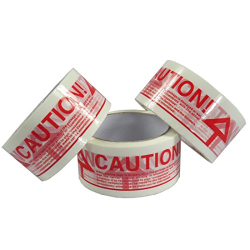 triplast 48 mm x 66 m Vorsicht bedruckt Low Noise Paketband (24 Stück) von Triplast
