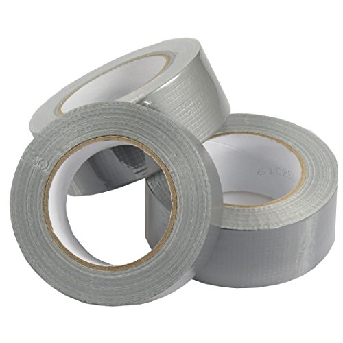 triplast 50 mm x 50 m stark Gaffa Klebeband – Silber (6 Stück) von Triplast