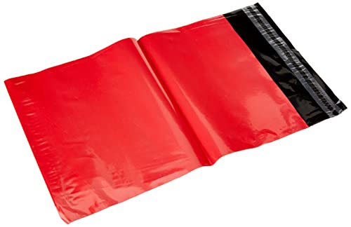 triplast 6 x 9 Zoll Kunststoff Versandtaschen Tasche – Rot (100 Stück) von Triplast