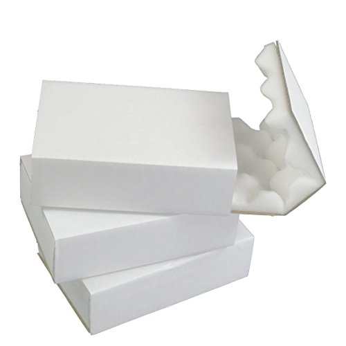 triplast 7 x 5 x 2 Zoll klein Shell und Slide Verpackung Schaumstoff gefüttert isoliert schützenden gepolsterten Box (5 Stück) von Triplast