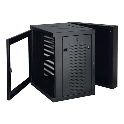 12U Wall Mount Rack Enclosure Cabinet with Plexiglass Front Door von Tripp Lite