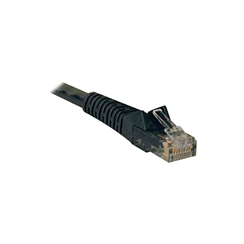 Eaton 50 Pack Cat6 Gigabit Snagless Molded UTP Patch Cable, RJ45 Male-to-Male Cable, PoE, Black, 7 ft. (2.13 m) von Tripp Lite