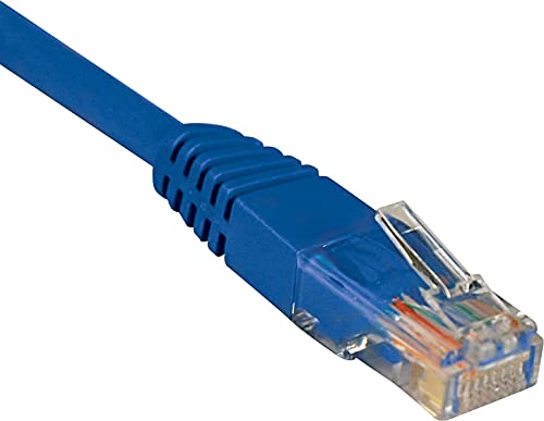 Eaton Cat6 Gigabit Snagless Molded UTP Patch Ethernet-Kabel, RJ45 Stecker-auf-Stecker-Kabel, blau, 3 Fuß / 0,9 Meter (N201-003-BL) von Tripp Lite