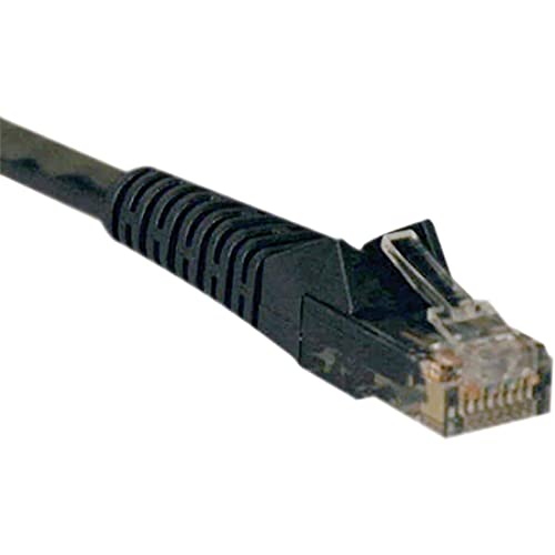 Eaton Cat6 Gigabit Snagless Molded UTP Patch Ethernet-Kabel, RJ45 Stecker-auf-Stecker-Kabel, schwarz, 10 Fuß / 3 Meter (N201-010-BK) von Tripp Lite