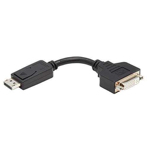 Eaton DisplayPort-auf-DVI-Adapterkabelkonverter-Extender, Stecker-zu-Buchse, 1080p HD-Auflösung, DisplayPort ++ Dual-Mode-Anschluss, 6-Zoll-Kabel (P134-000) von Tripp Lite