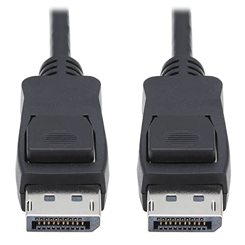 Eaton High Speed DisplayPort-Kabel, DP 1.4-Kabel mit Verriegelungsanschlüssen, 8K High-Definition-Video @ 30Hz, HDR, 4: 2: 0, HDCP 2.2 (m / m) 10 Fuß / 3,1 Meter (P580-010-V4) von EATON