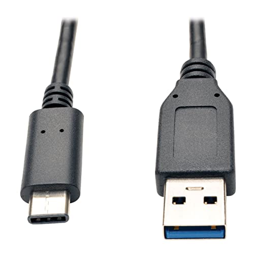 Eaton USB-C-auf-USB-A-Kabel, USB 3,2 Gen 2 bis zu 10 Gbit/s Datengeschwindigkeit, Stecker-auf-Stecker, 3 Fuß / 0,9 Meter (U428-003-G2) von Tripp Lite